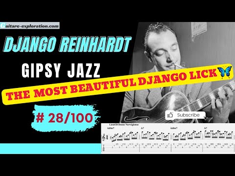 Django Reinhardt Gypsy Jazz Guitar Licks (28/100)