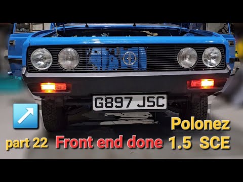 Thumbnail for FSO Cars Polonez 1.5 SCE restoration part 22, montaż błotników, maski i zderzaków ✔️ by Car