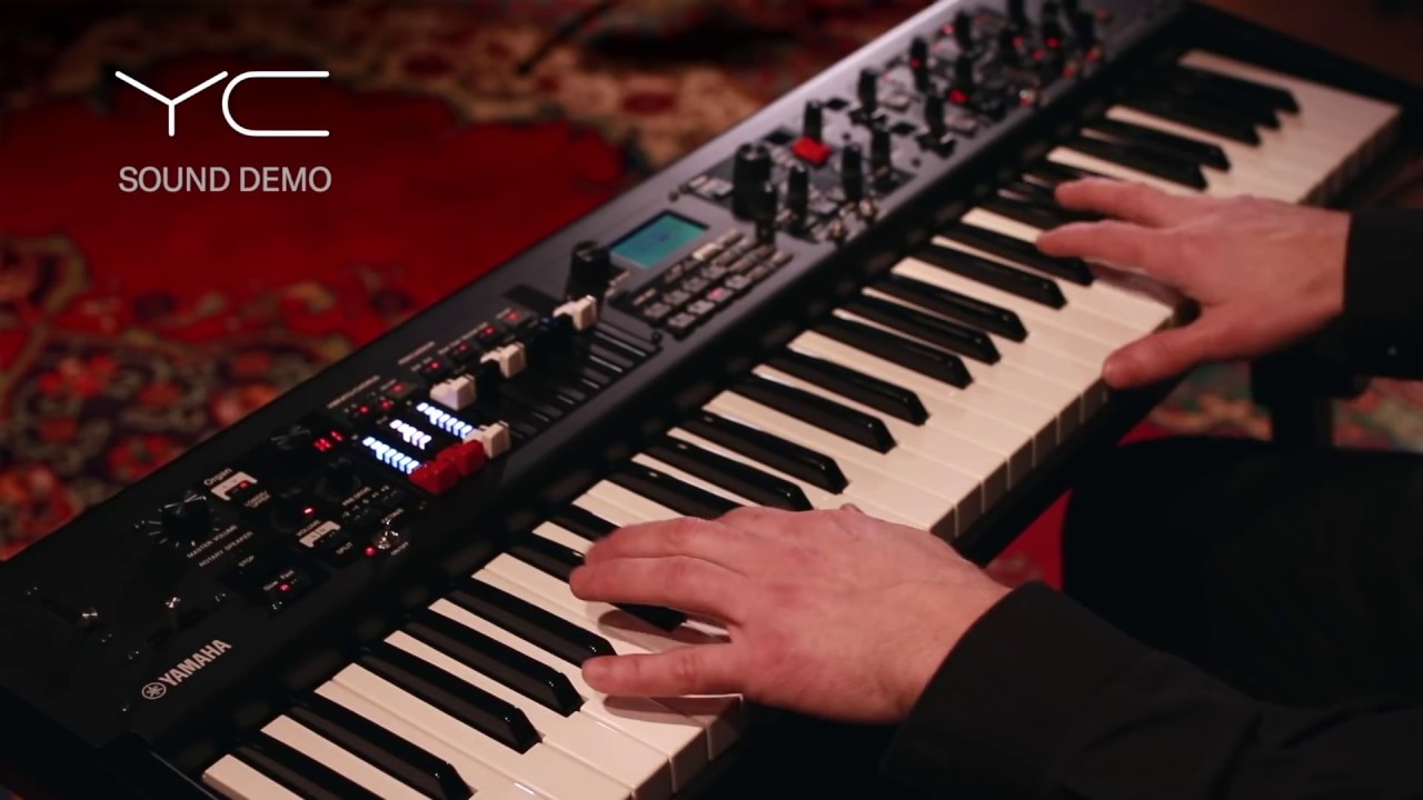Yamaha YC61 Stage Keyboard w/61-note Semi-Weighted Waterfall Action