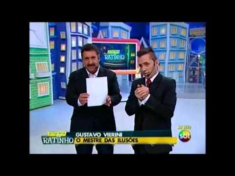 ILUSIONISTA GUSTAVO VIERINI - AO VIVO - Ratinho 23/01/2014