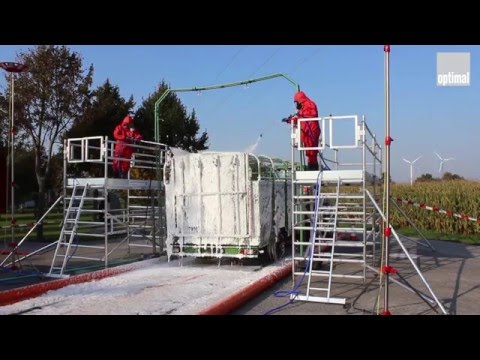 Schaumdesinfektions-Schleuse (Dekon-G) von optimal - Feuerwehr-Einsatz