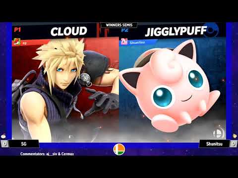 Sg (Cloud/Palutena) vs Shunitsu (Jigglypuff) - SSB India January 2