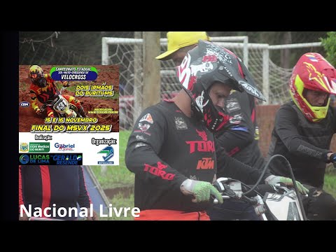 Nacional Livre em Dois Irmãos do Buriti pelo Sul-mato-grossense de Velocross 2025
