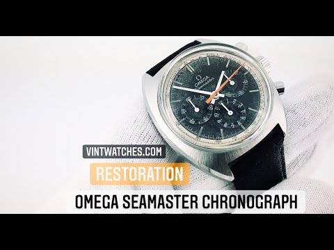 Vintage Omega Seamaster Chronograph Restoration - Omega Cal. 861 (ASMR)