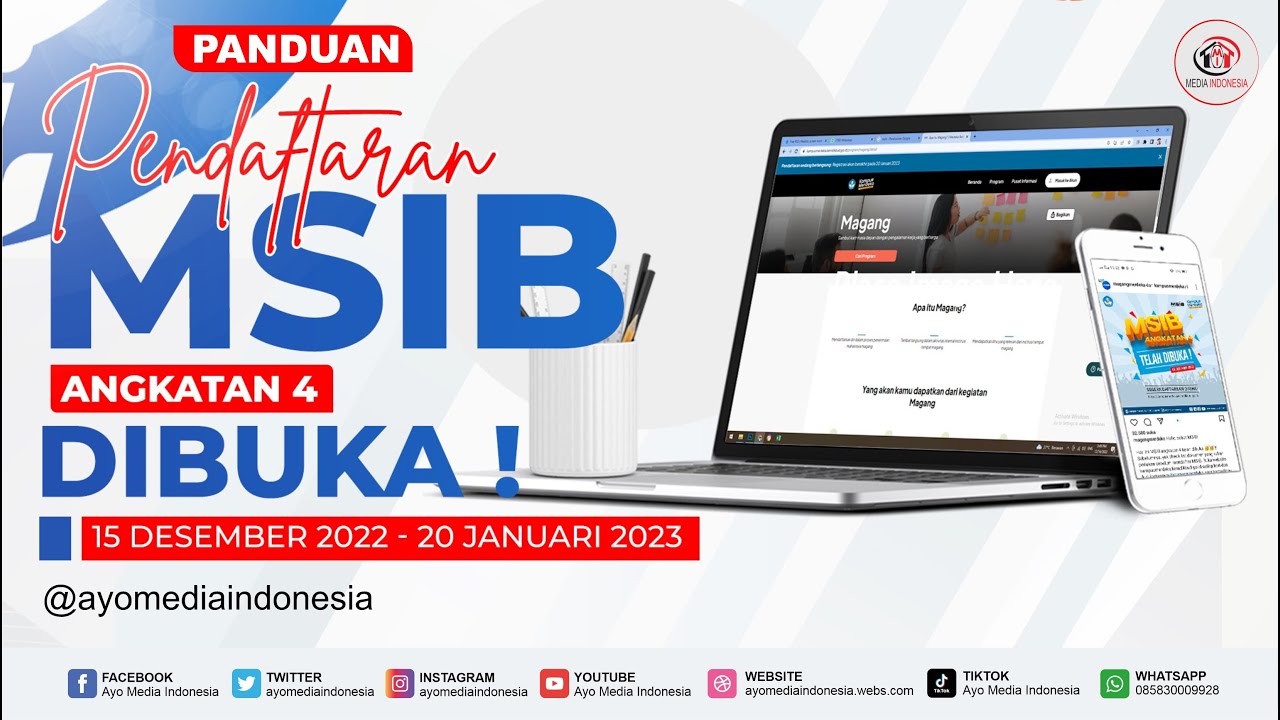 Pendaftaran Akun Kampus Merdeka Program MSIB 2023