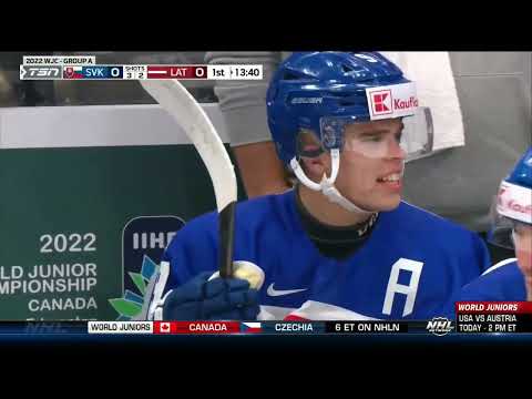 2022 IIHF World Junior Championship G11: Slovakia Vs Latvia - 08-12-2022