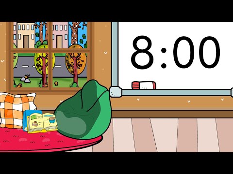 Fall Classroom 8 Minute Timer + 2 Minute Clean Up Timer