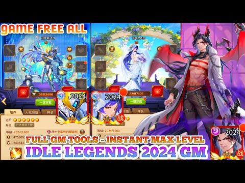 Big Update All New Hero & Skin Idle Legends GM - Full Gm Tools , All Hero & Skin , Instant Max Lv