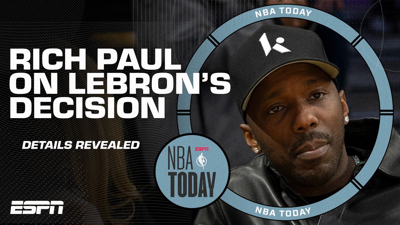 Rich Paul speaks on LeBron's future 🔮 Timetable, deciding factors & how many years left? | NBA Today