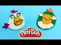 Play Doh How to make Angry Birds with playdough by Unboxingsurpriseegg