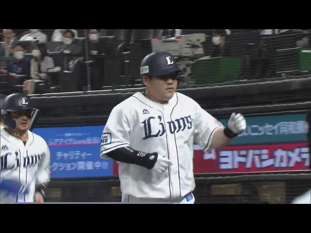 【7回裏】逆方向への一発!! ライオンズ・中村の勝ち越し2ランホームラン!! 2021/5/28 L-T