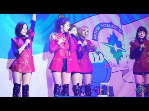 [FANCAM] 110303 Girl's Day - Shuppy Shuppy @ Anyang Science University OT