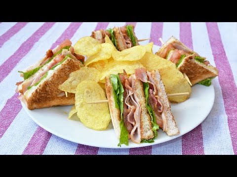 How to Make a Club Sandwich - Easy Club Sandwich Recipe
