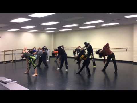 Grambling State University Orchesis Dance Company - hip hop class