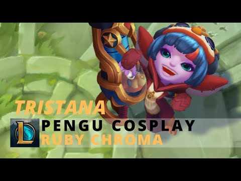 Pengu Cosplay Tristana Ruby Chroma - League Of Legends