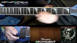 [ ARCH ENEMY - Nemesis ] How to play part 1/2 [ guitar cover ]