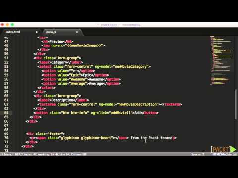 Learn Introducing AngularJS Adding Interactions to the Template ...