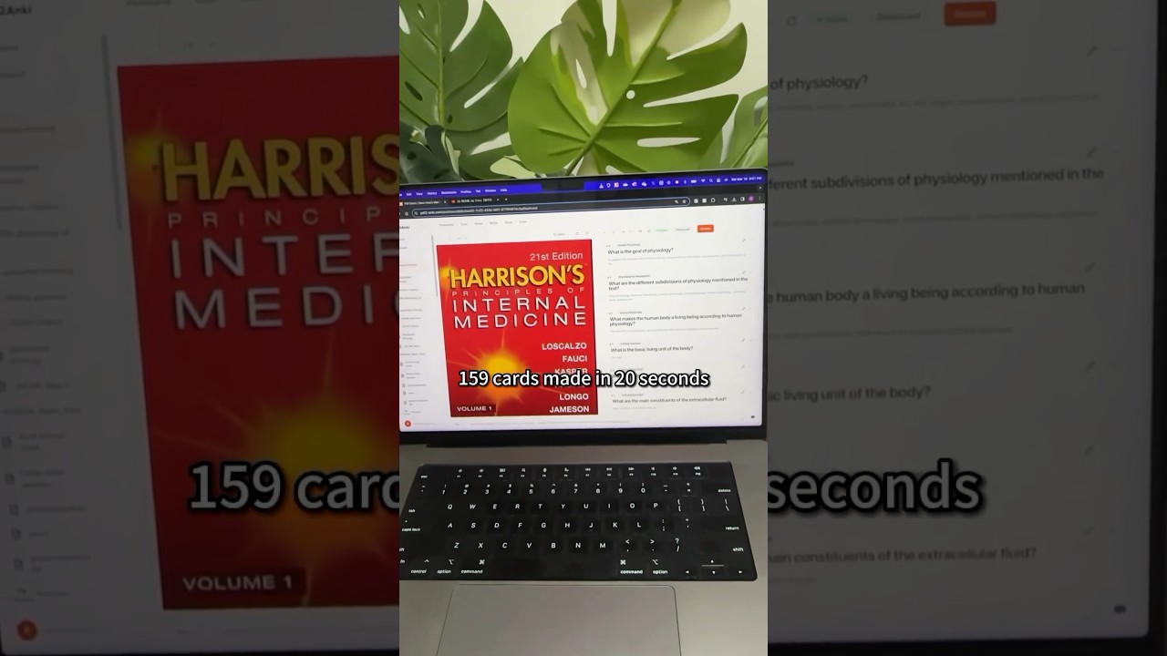 Turn your Internal medicine into easy-to-study anki flashcards  #medicine #flashcards #neetpg