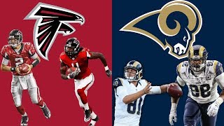 ATLANTA FALCONS VS LOS ANGELES RAMS 2018 PLAYOFF SIMULATION!! INSANE MOVES!! (HIGHLIGHTS)