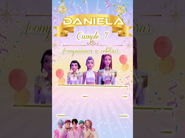 Vídeo relacionado con VULAVA 12x Tarjetas de Invitación Popstars Fiesta de Cumpleaños Infantil Niñas y Niños - las Tarjetas de Invitación K-Pop Party son la Invitación para Cumpleaños de Adolescentes, Niños, Cazadores de