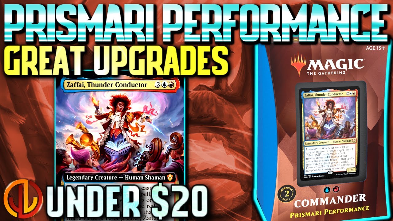 Prismari Performance Upgrade | 10 Cards to Replace Under $20  [Commander 2021 Precon Deck] MTG EDH