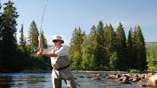 preview picture of video 'Norway - Salmon Fishing Orkla River - Aunan Lodge-HD.mov'