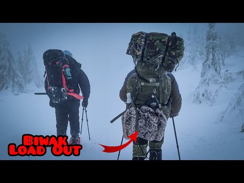 24H Biwak | Loadout | Meine Gegenstände beim Overnighter im Winter | Bushcraft Österreich