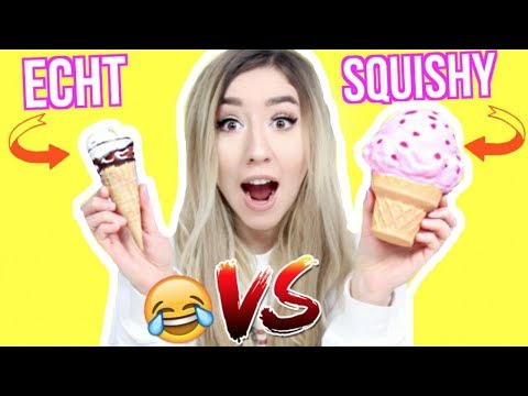 SPIELZEUG (SQUISHY Food) vs. ECHTES ESSEN Video