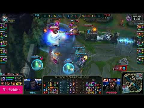 Worlds 2017 Championship - TSM Vs. FW - Hauntzer 5 man Gnar Ult