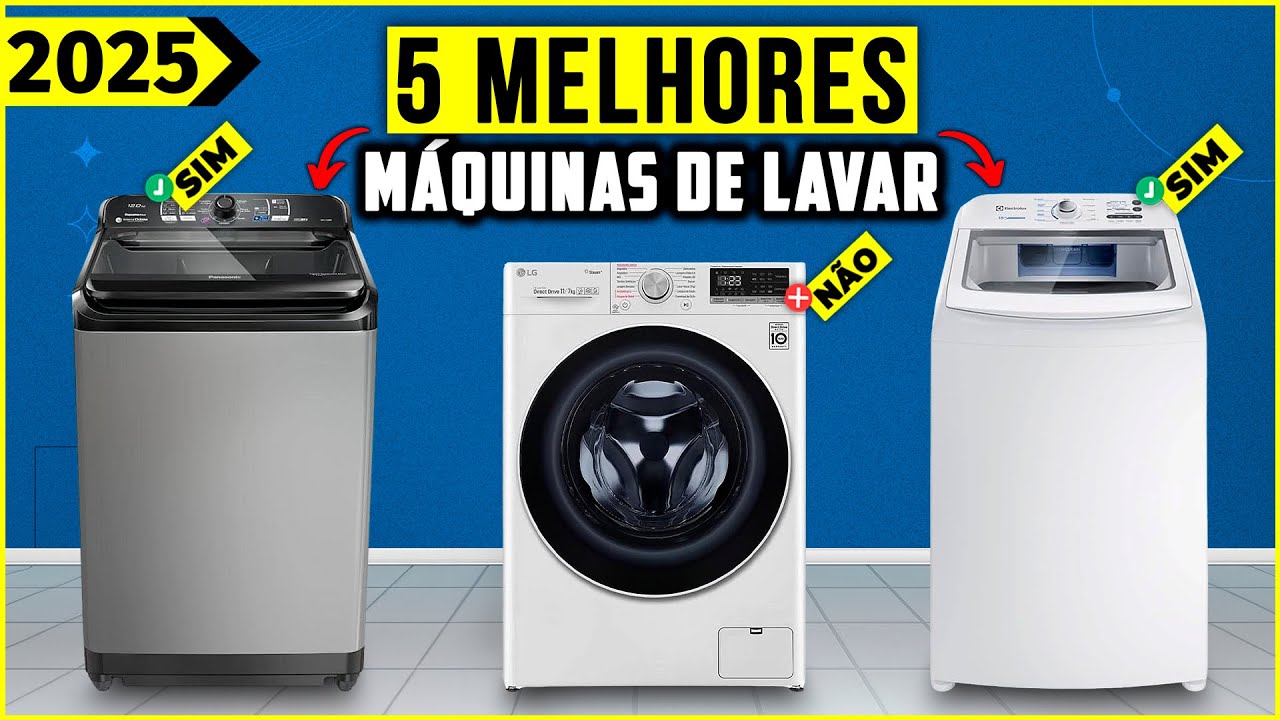 As 5 Melhores Maquina De Lavar Roupas / Máquina de Lavar  Em 2024!
