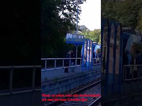 Treffen zweier evb züge in Harsefeld...