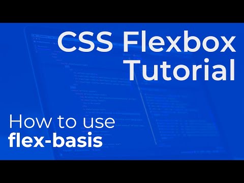 CSS Flex Basis (flex-basis) Explained - Beginner Flexbox Tutorial
