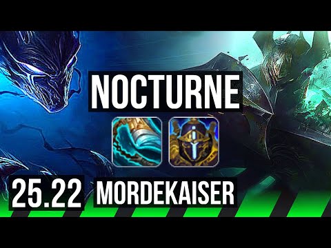NOCTURNE vs MORDEKAISER (JGL) | EUW Master | 25.22