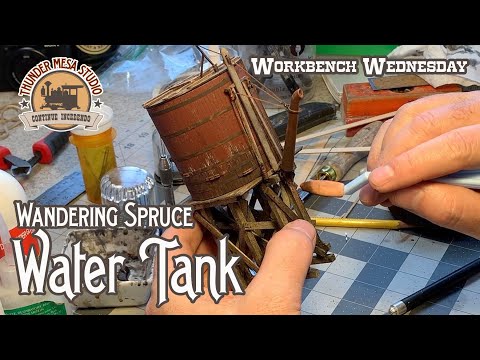 Build walkthrough video for Shortline Water Tank - O/On30 scale kit #6135