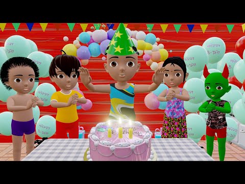 TONI KA BIRTHDAY PARTY 🎂| KADDU PADDU | Bittu Sittu Toons | pagal beta | desicomedy video@FantilaFun