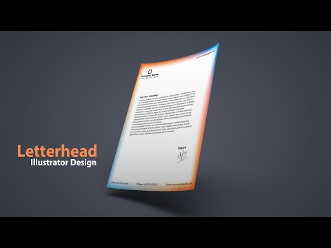 Letterhead Design In Illustrator Creative Business Letterhead Design Vertex Graphic