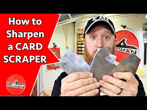 How to Sharpen and Use a Card Scraper