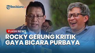 Rocky Gerung Kritik Gaya Menkeu Purbaya, Singgung Pilpres 2029 hingga Film 'Koboi Cengeng'