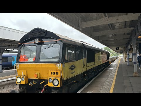 66849 with the 6Y86 Hayling Nr Colas to Hoo Junction on the 06/08/2024