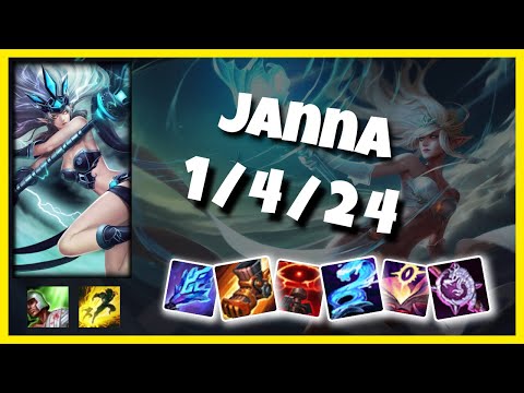 Janna Challenger Gameplay S11 Replay 11.4 Support (1/4/24) - TURKISH