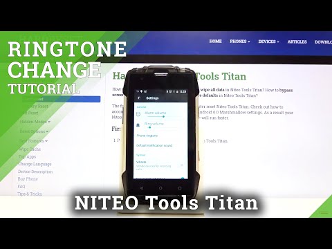 How to Change Ringtone in Niteo Tools Titan – Set Up a New Ringtone