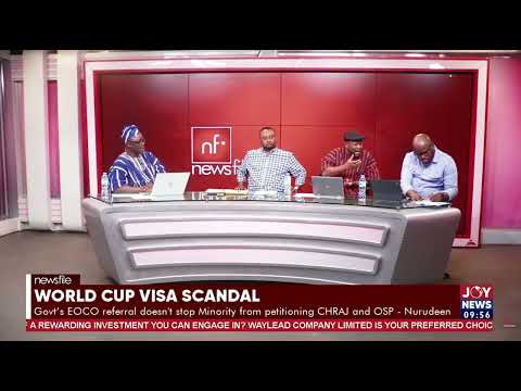 Senyo Hosi: We have nurtured a society with little values to indulge in visa schemes. #Newsfile