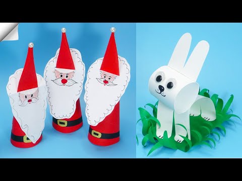 Easy Paper snowman Christmas paper crafts 2023