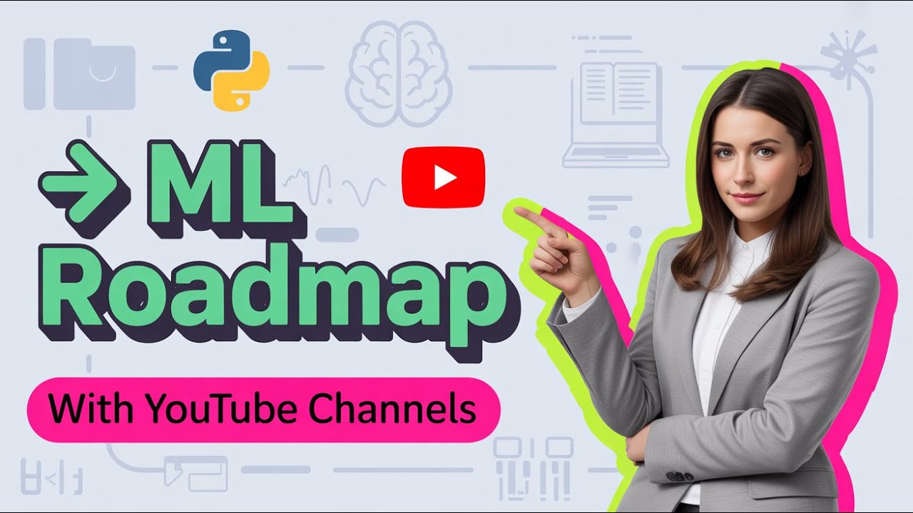 Machine Learning Roadmap 2025 (Step-by-Step Guide with the Best YouTube Channels)