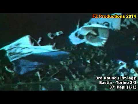 1977-1978 Uefa Cup: SC Bastia All Goals (Road to the Final)
