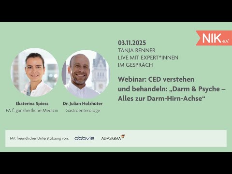 CED verstehen und behandeln: "Darm und Psyche – Alles zur Darm-Hirn-Achse"