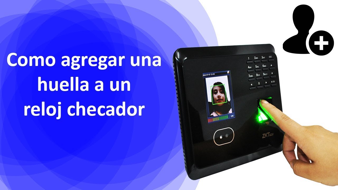Enrolar huella ZKTeco