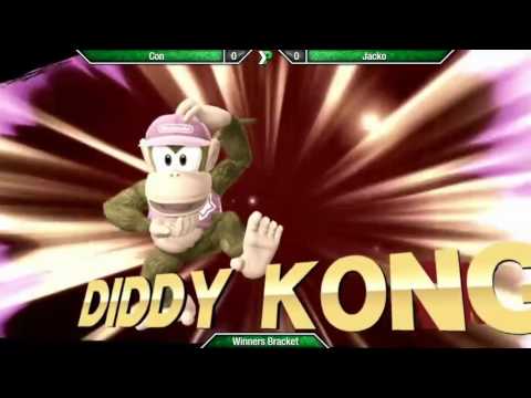 EVAC 19/8/16 - Jacko (Diddy Kong) vs Con (Mario) - Smash 4