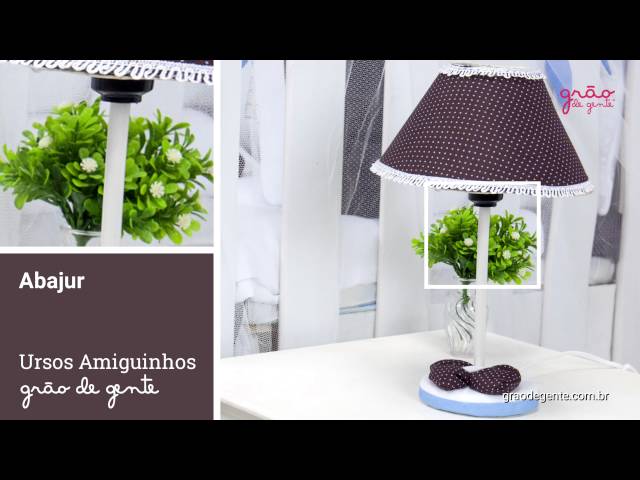 Abajur Ursos Amiguinhos | Ref: 54086