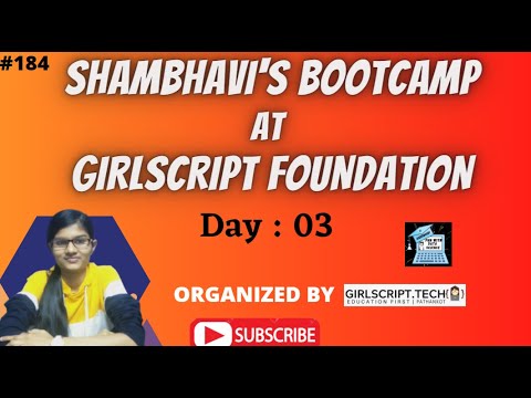 Python Bootcamp At Girlscript Foundation Part 03 Python Programming Online Classes